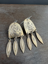 Load image into Gallery viewer, Brass Our Lady of Guadalupe Earrings