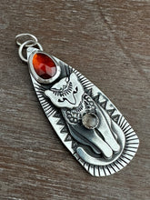 Load image into Gallery viewer, Jewel Cat with Garnet