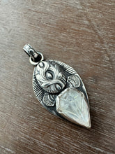 Load image into Gallery viewer, Carved moonstone medallion