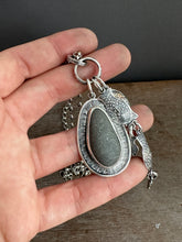 Load image into Gallery viewer, Lake Erie Beach Stone Fish Parable Pendant 3.