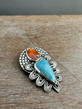 Load image into Gallery viewer, Leland Blue and Orange Kyanite Sacred Heart