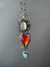 Load image into Gallery viewer, Roserita and Opal Sacred Heart