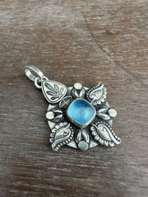 Load image into Gallery viewer, Aquamarine Angel Pendant