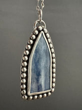 Load image into Gallery viewer, Large Kyanite cathedral window pendant