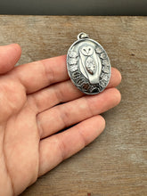 Load image into Gallery viewer, Double sided Jewel owl with cacoxenite