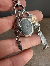 Load image into Gallery viewer, Lake Erie Beach Stone Fish Parable Pendant 2.