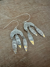 Load image into Gallery viewer, Large Patterned dangle earrings