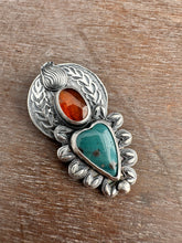 Load image into Gallery viewer, Leland Blue and Orange Kyanite Sacred Heart