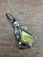 Load image into Gallery viewer, Solid Silver Mysterious Woman Pendant with Sphene