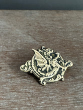 Load image into Gallery viewer, Dragon medallion scatter pin, lapel pin, tack