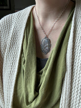 Load image into Gallery viewer, Dendritic agate elaborate pendant