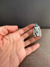 Load image into Gallery viewer, Jewel Cat with Turquoise