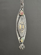 Load image into Gallery viewer, Opal and tourmaline pendant