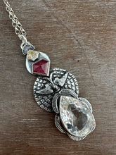 Load image into Gallery viewer, Rutilated quartz bird medallion