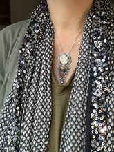 Load image into Gallery viewer, Plume Agate and Morrisonite Sacred Heart