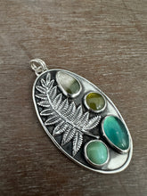Load image into Gallery viewer, Spring Fern pendant 2