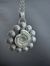 Load image into Gallery viewer, Fossil Shell Pendant 1