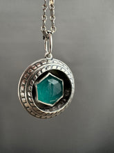 Load image into Gallery viewer, Amazonite double sided pendant.
