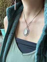 Load image into Gallery viewer, Carved Mother of Pearl pendant