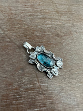 Load image into Gallery viewer, Moss kyanite small pendant