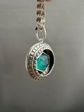 Load image into Gallery viewer, Amazonite double sided pendant.