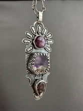 Load image into Gallery viewer, Melody Stone and Ruby Pendant