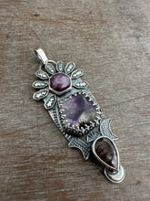 Load image into Gallery viewer, Melody Stone and Ruby Pendant