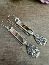Load image into Gallery viewer, Brazilian Polychrome Jasper Earrings