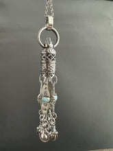 Load image into Gallery viewer, Handmade Bell and Birds Tassel with Vintage Swarovski Crystal