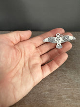 Load image into Gallery viewer, Large stamped bird pendant