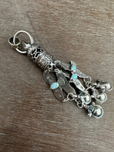 Load image into Gallery viewer, Handmade Bell and Birds Tassel with Vintage Swarovski Crystal