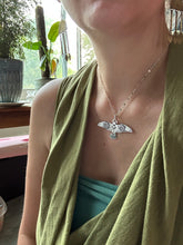 Load image into Gallery viewer, Large stamped bird pendant