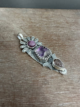 Load image into Gallery viewer, Melody Stone and Ruby Pendant