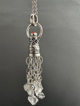 Load image into Gallery viewer, Handmade herkimer crystal Tassel with carnealian