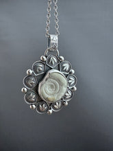Load image into Gallery viewer, Fossil Shell Pendant