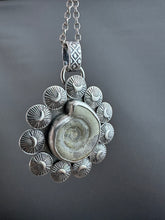 Load image into Gallery viewer, Fossil Shell Pendant 1