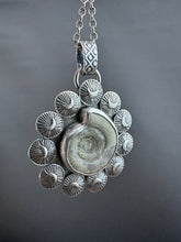 Load image into Gallery viewer, Fossil Shell Pendant 1