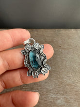 Load image into Gallery viewer, Moss kyanite small pendant