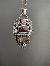 Load image into Gallery viewer, Cacoxentite multi stone pendant