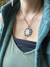 Load image into Gallery viewer, Carved Mother of Pearl pendant 3