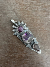 Load image into Gallery viewer, Melody Stone and Ruby Pendant