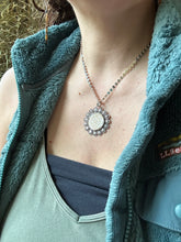 Load image into Gallery viewer, Carved Mother of Pearl pendant 2