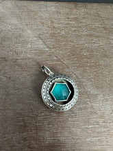 Load image into Gallery viewer, Amazonite double sided pendant.