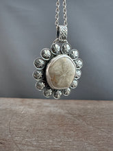 Load image into Gallery viewer, Fossilized Sand Dollar Pendant