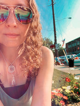 Load image into Gallery viewer, Labradorite layered pendant