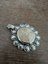Load image into Gallery viewer, Fossilized Sand Dollar Pendant