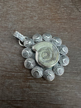 Load image into Gallery viewer, Fossil Shell Pendant 1