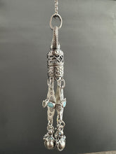 Load image into Gallery viewer, Handmade Bell and Birds Tassel with Vintage Swarovski Crystal