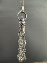 Load image into Gallery viewer, Handmade Bell and Birds Tassel with Vintage Swarovski Crystal