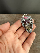 Load image into Gallery viewer, Cacoxentite multi stone pendant